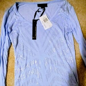 i jeans by Buffalo Light Blue Sequin Top